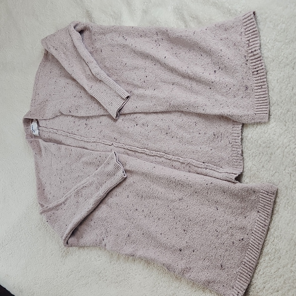 Old Navy lavender purple heathered long cardigan sweater small